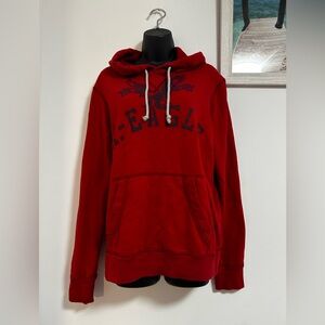 Y2K American Eagle Outfitters Red Hoodie